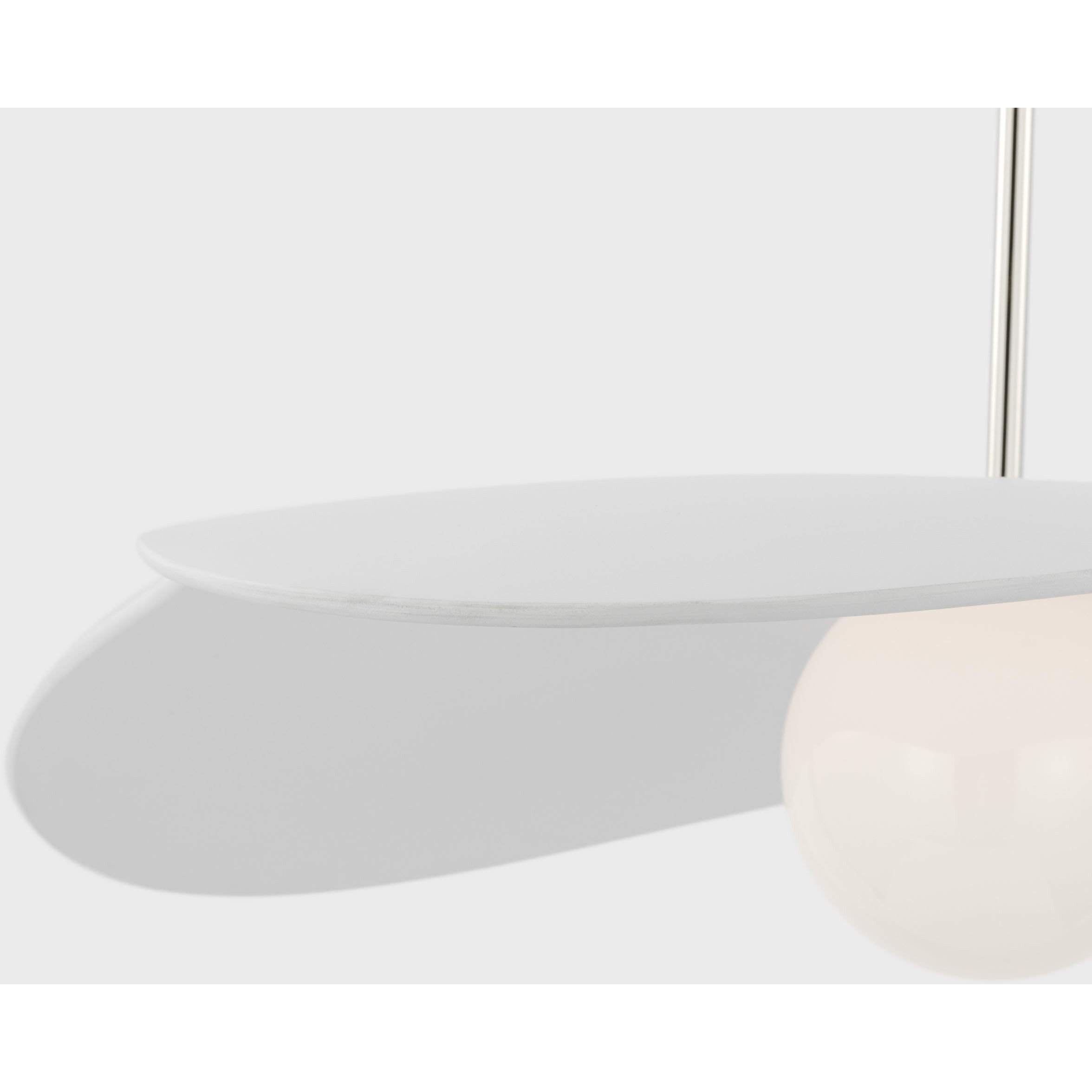 Windsor Smith Mahalo LED 31.75 inch Polished Nickel Tri Pendant Ceiling Light in Matte White
