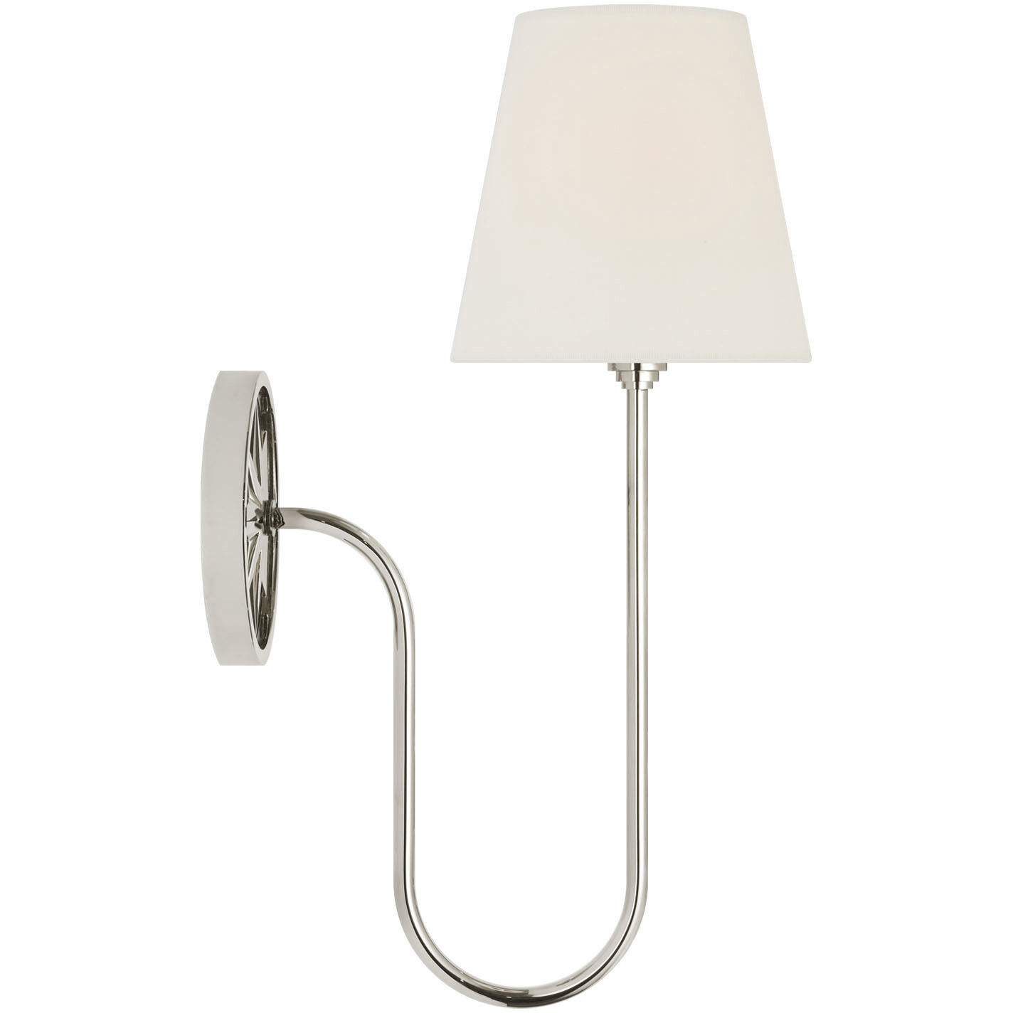 Chapman & Myers Polaris LED 6 inch Polished Nickel Single Sconce Wall Light