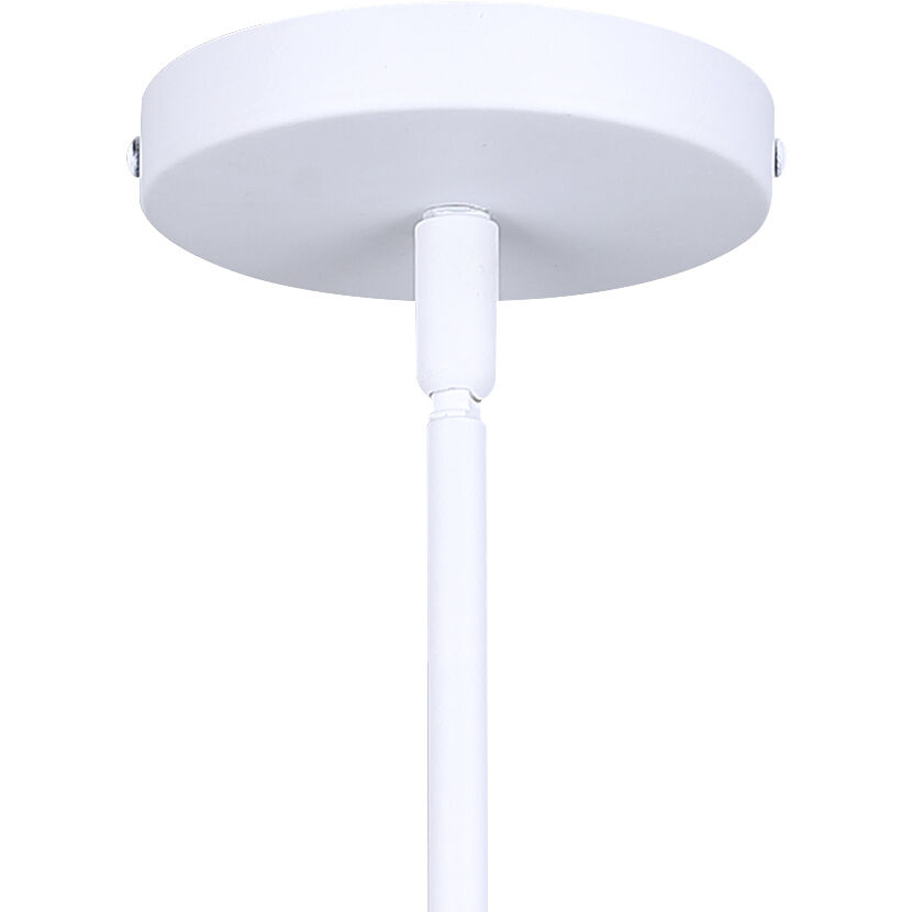 Channel 1 Light 20 inch White Pendant Ceiling Light