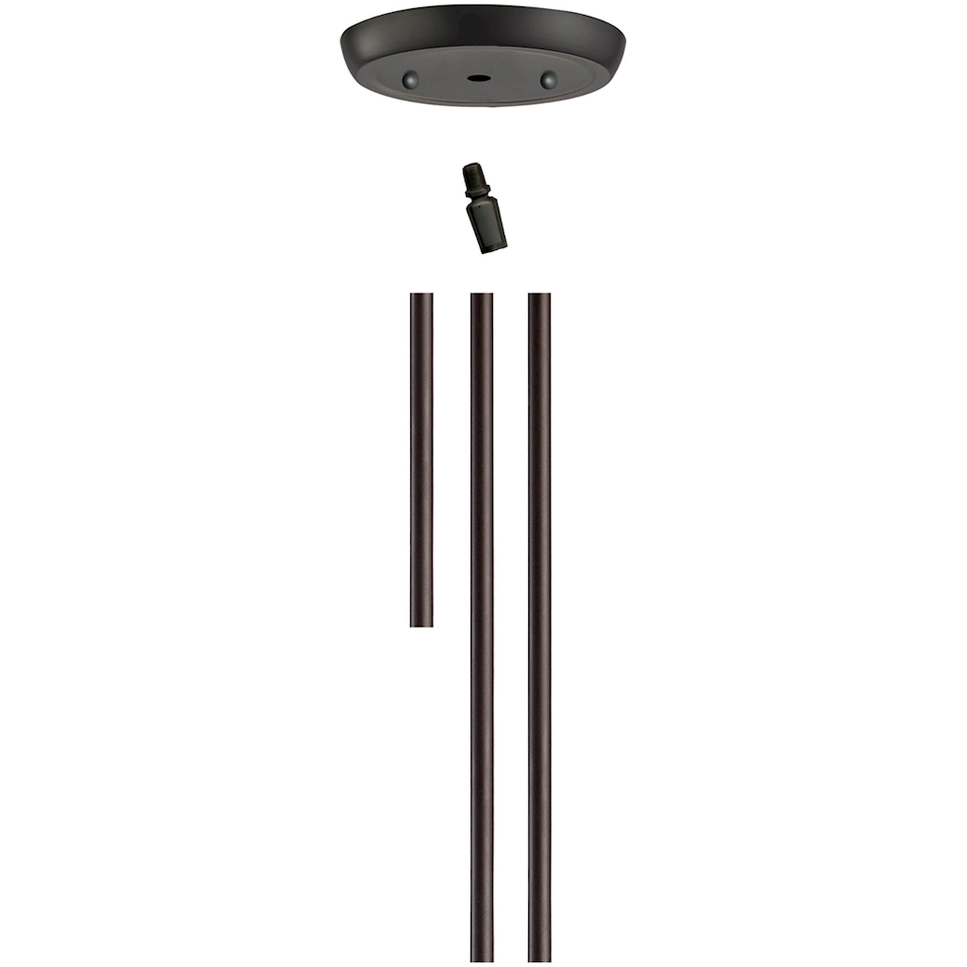 Recessed Oil Rubbed Bronze Rod Kit