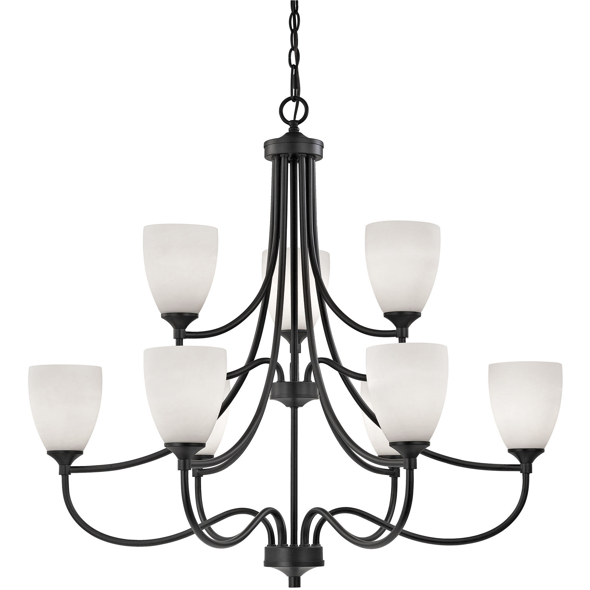Arlington 9 Light 36 inch Oil Rubbed Bronze Chandelier Ceiling Light