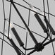 Zarra 5 Light 23 inch Midnight Black Indoor Pendant Lantern Ceiling Light