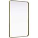 Remy 48 X 30 inch Brass Mirror