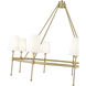 Adorra 8 Light 40 inch Vintage Brass Chandelier Ceiling Light