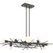 Brindille 8 Light 54.8 inch Natural Iron Linear Pendant Ceiling Light