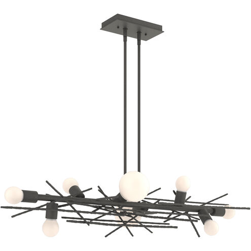 Brindille 8 Light 54.8 inch Natural Iron Linear Pendant Ceiling Light