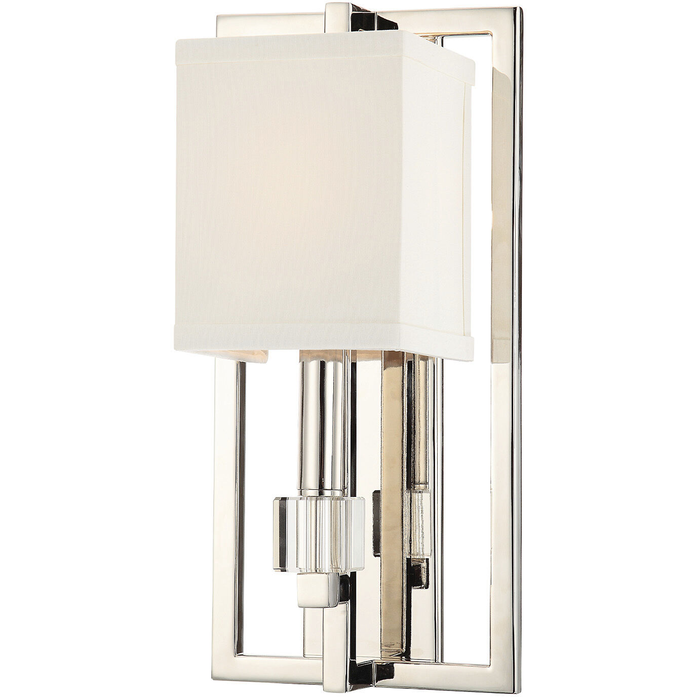 Dixon Sconce Wall Light in Polished Nickel