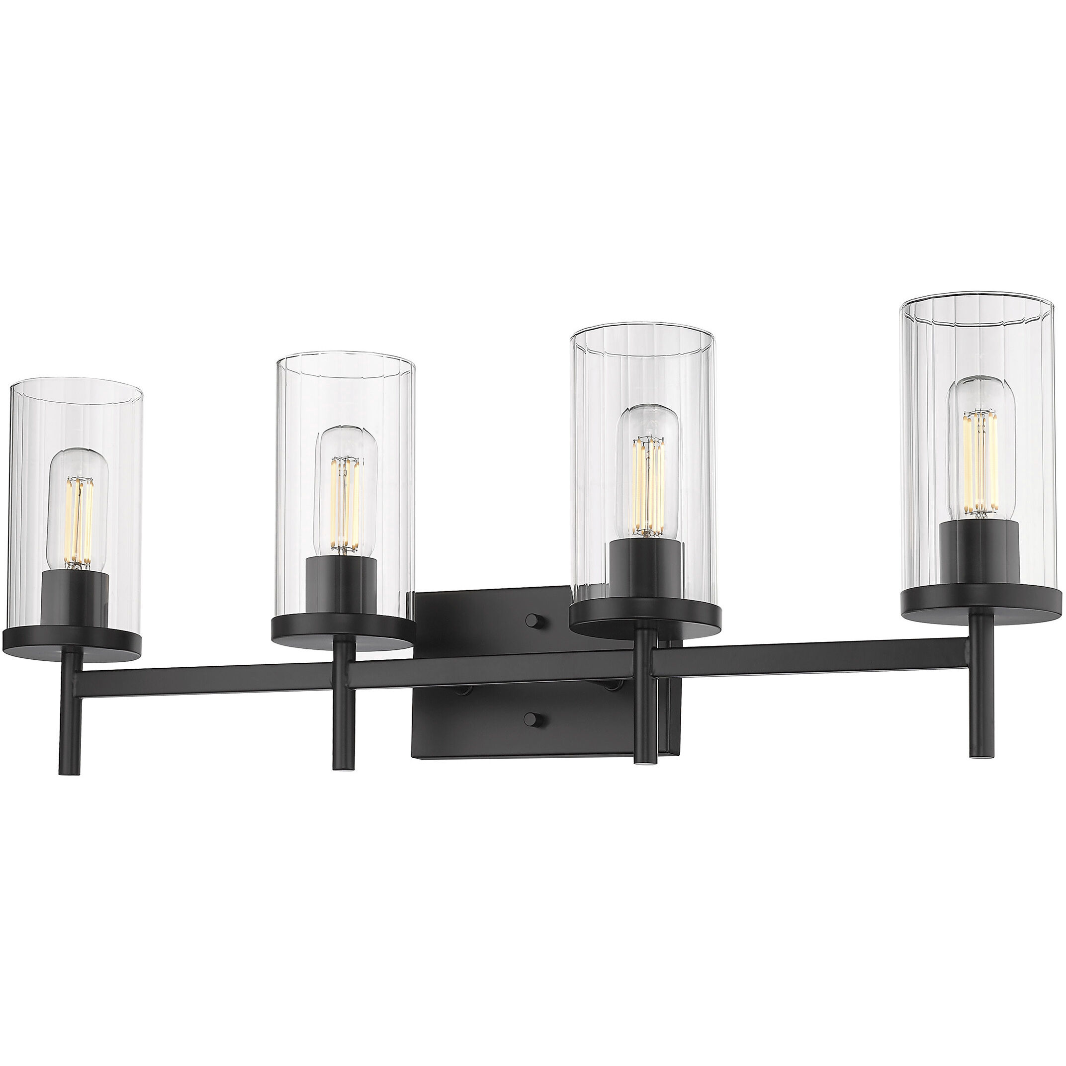Winslett Vanity Wall Light in Matte Black