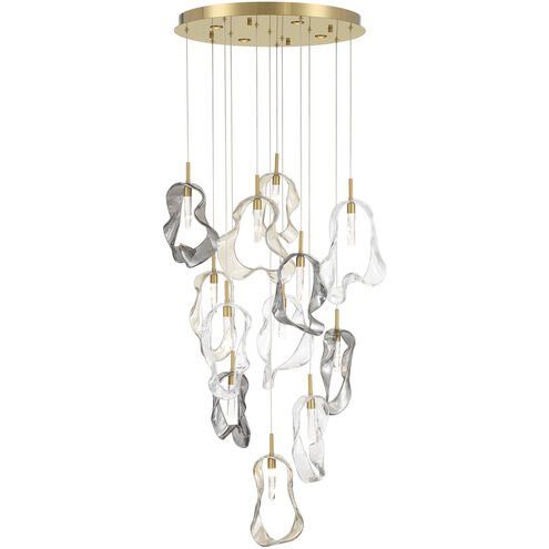 Norah 12 Light 24 inch Gold Chandelier Ceiling Light