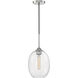 Aria 1 Light 8 inch Polished Nickel Pendant Ceiling Light