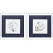 Waterside Blue and Orange Framed Art, Propac