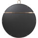 Stopwatch 32 X 30 inch Rose Gold Accent Mirror