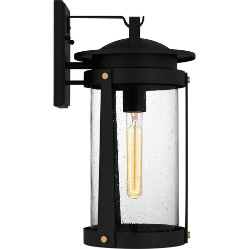 Clifton 1 Light 18 inch Earth Black Outdoor Wall Lantern