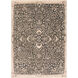 Empress 36 X 24 inch Ink, Cream, Taupe, Dark Purple, Pale Blue Rug