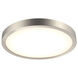 Delta 1 Light 10 inch White Flushmount Ceiling Light