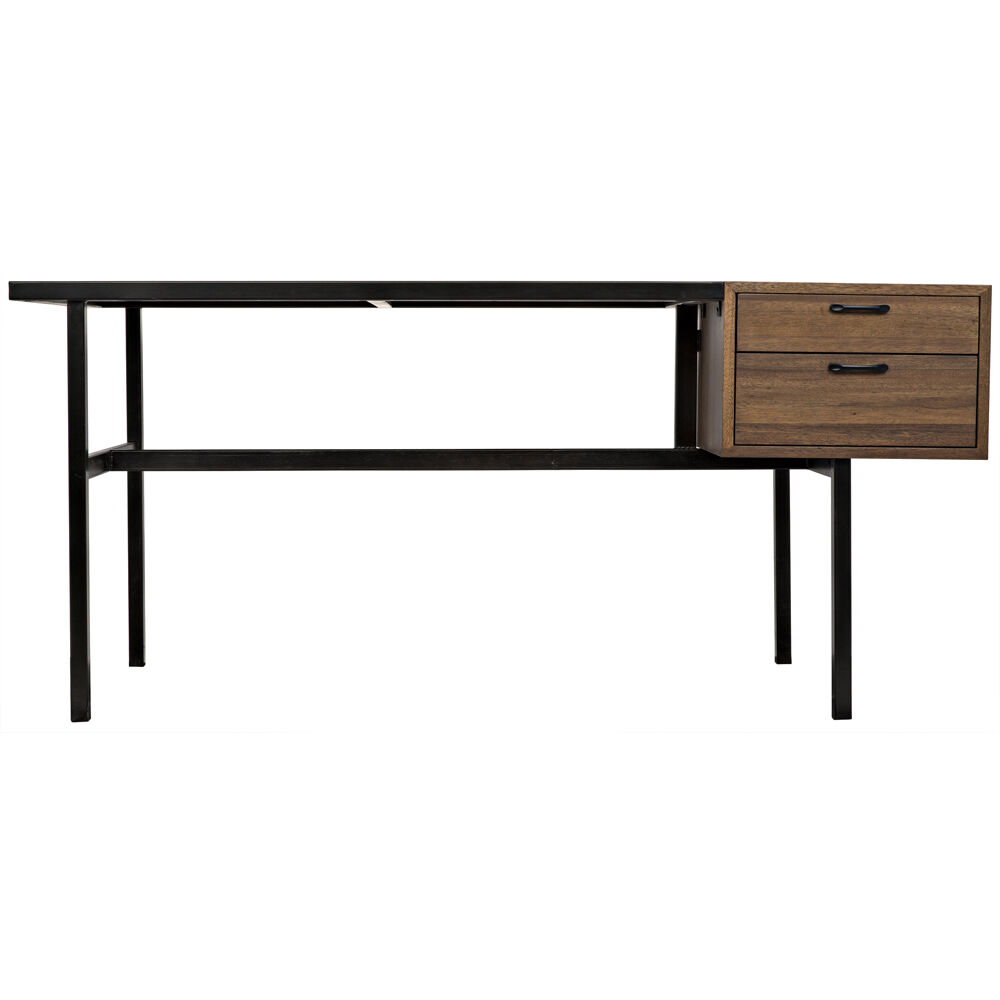Algeron 66 X 28 inch Matte Black Desk