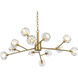 Graham 12 Light 35 inch Gold Pendant Ceiling Light