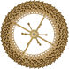 Lisa McDennon Bijou 10 Light 32 inch Deluxe Gold Chandelier Ceiling Light
