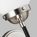 Ian K. Fowler Cafe 1 Light 5.25 inch Brushed Nickel Wall Bath Fixture Wall Light