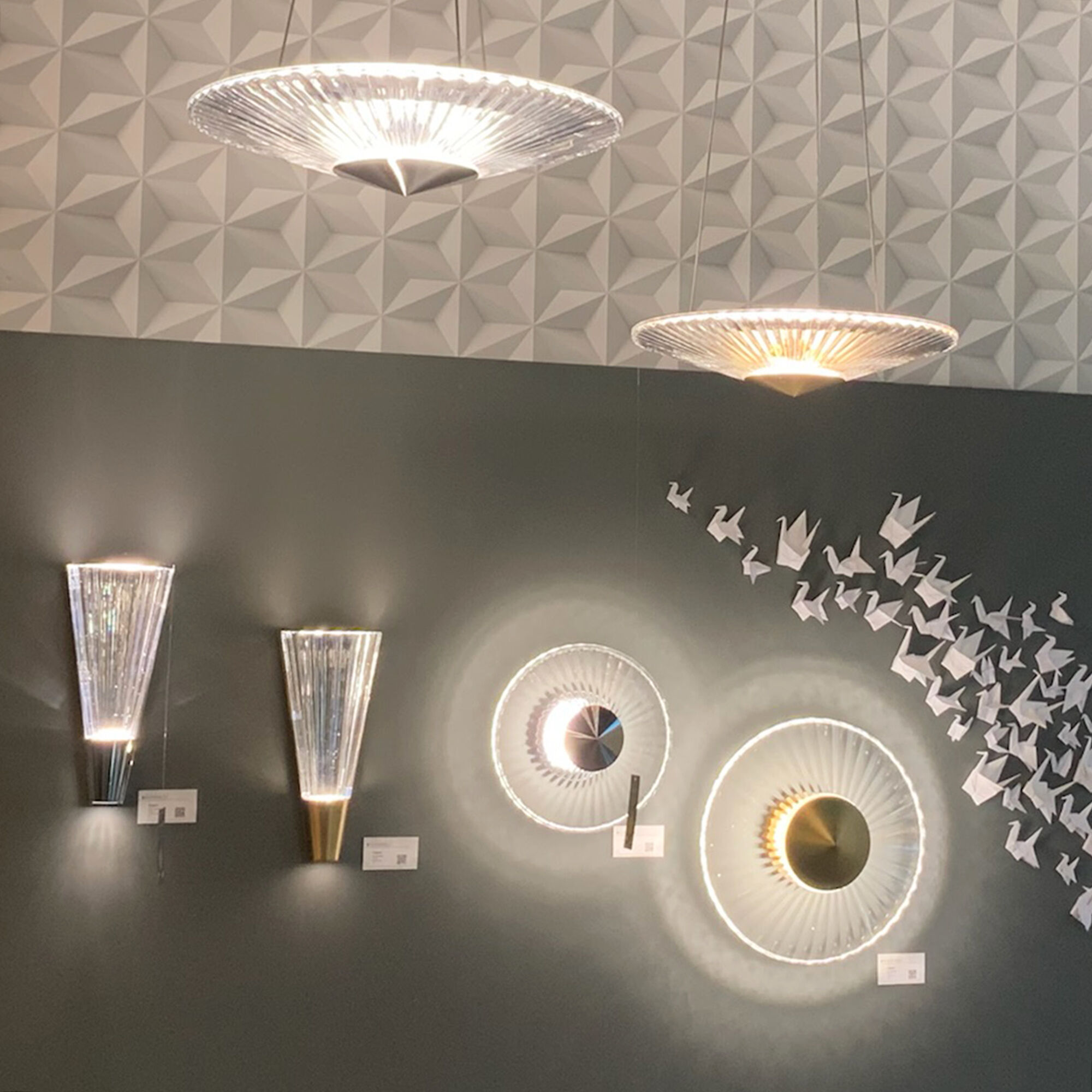 Origami ceiling light shop