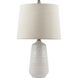 Nyack 25 inch 100 watt Light Grey Table Lamp Portable Light