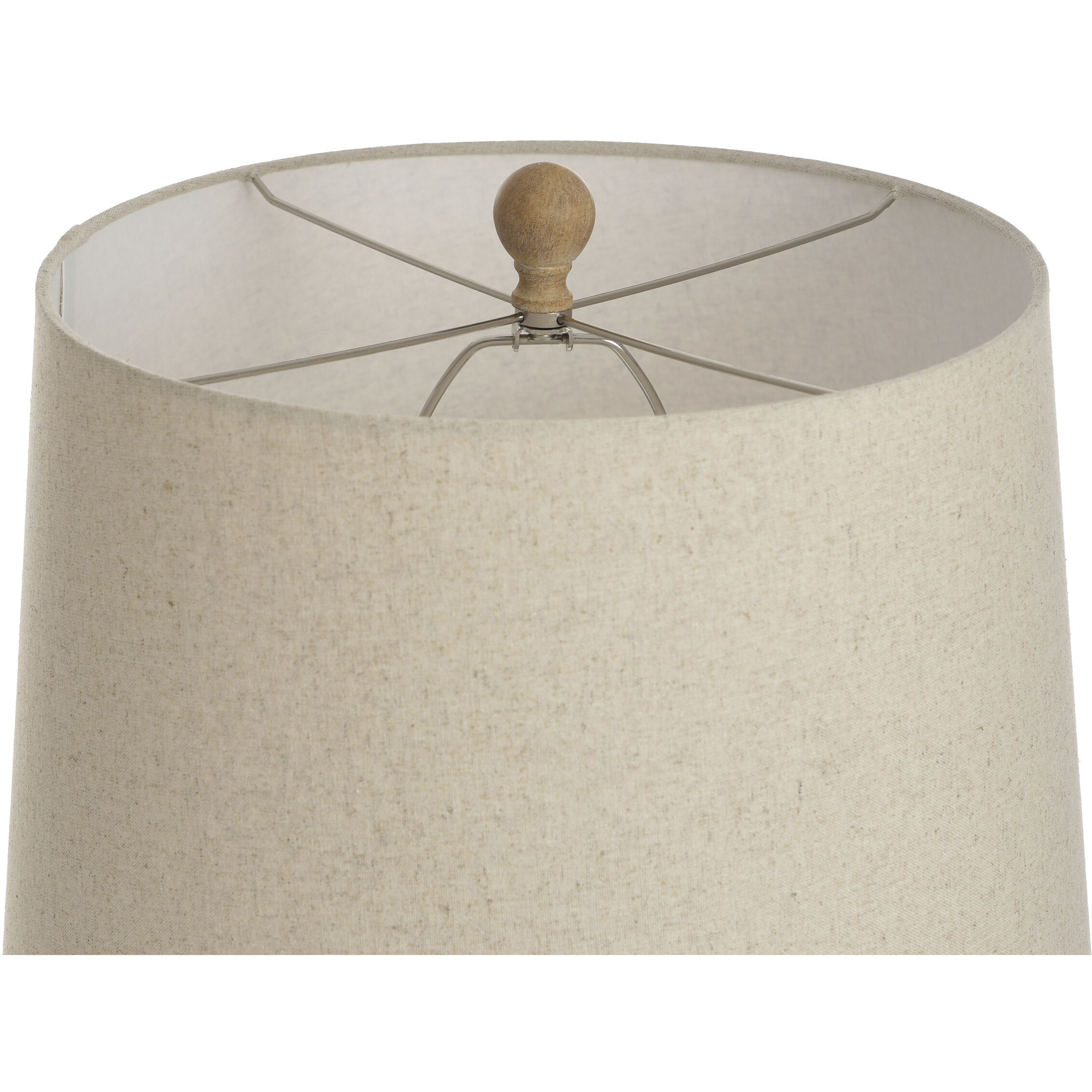 Isaac 32 inch 100.00 watt Light Beige and White Table Lamp Portable Light