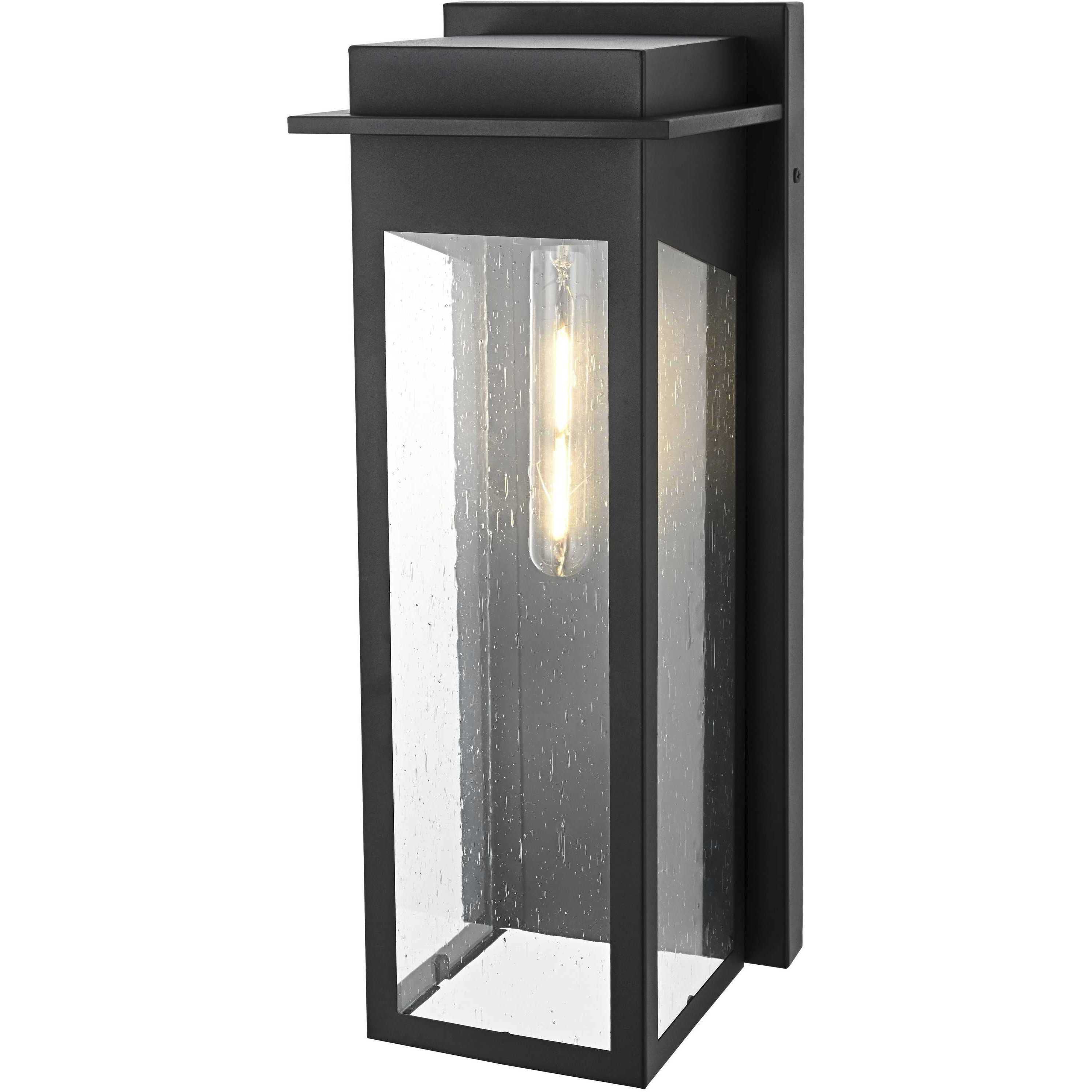 Dunton 1 Light 18.5 inch Black Outdoor Wall Sconce
