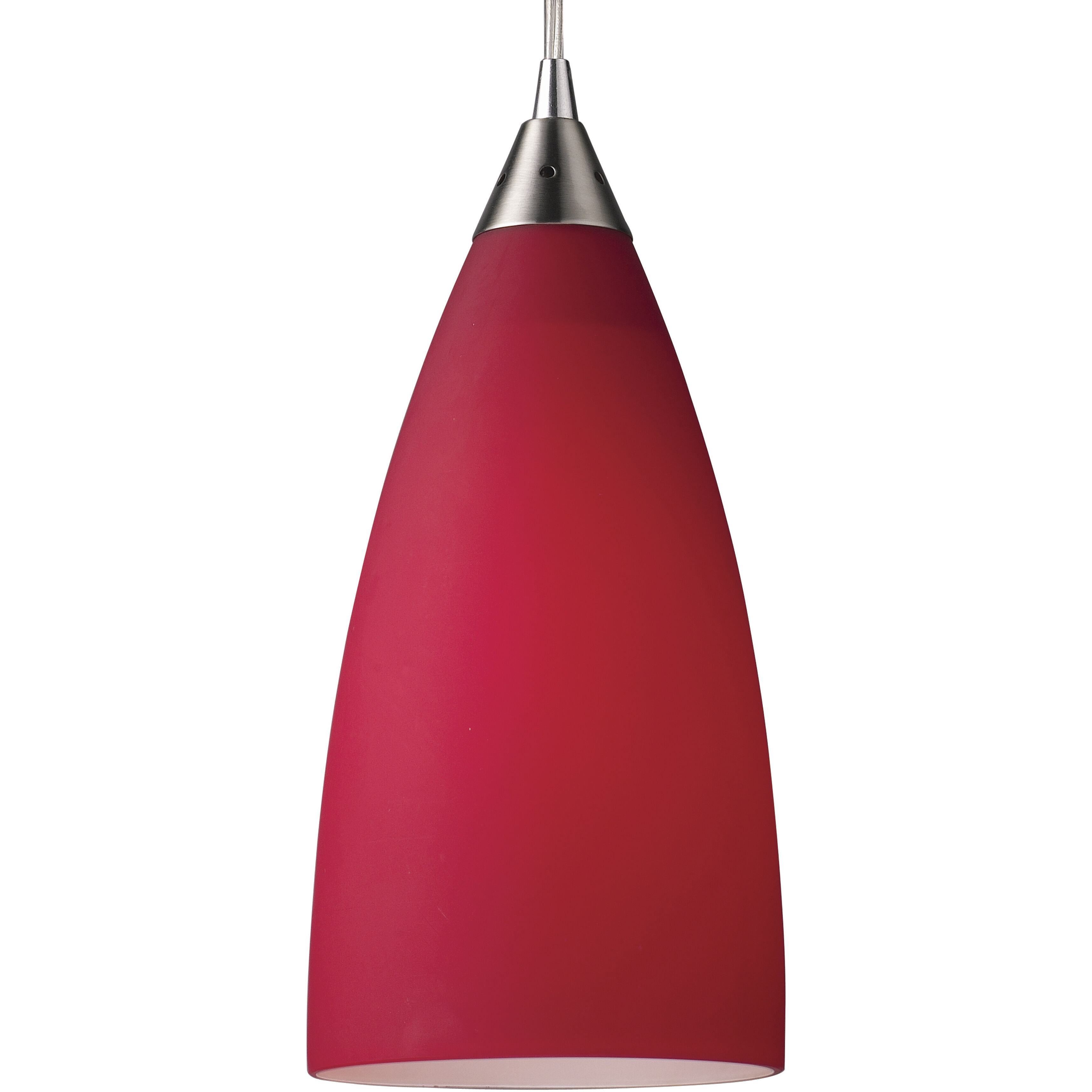 Vesta 1 Light 5 inch Satin Nickel Mini Pendant Ceiling Light