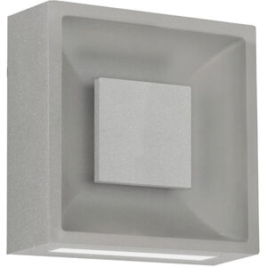 Baltic LED 8 inch Grey Outdoor Wall Sconce in Gray