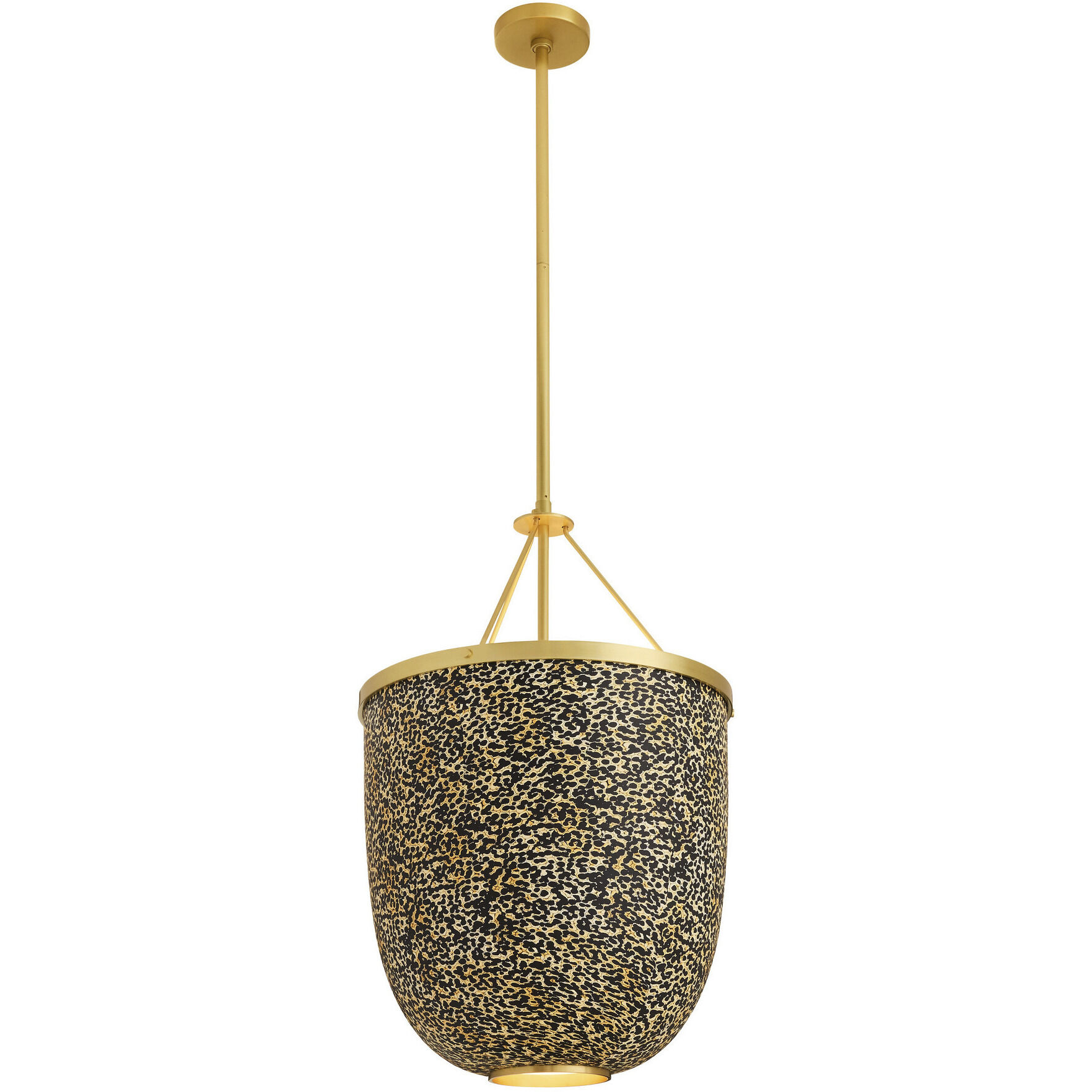 Lysandra 1 Light 16 inch Antique Brass Pendant Ceiling Light