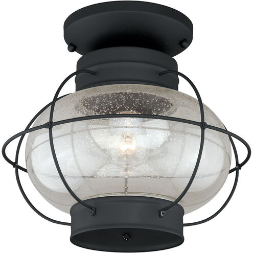 Chatham LED 13 inch Textured Black Outdoor Ceiling