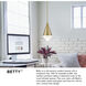 Betty LED 9.5 inch Lacquered Brass Pendant Ceiling Light