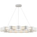 Nami LED 32.75 inch Antique White Chandelier Ceiling Light