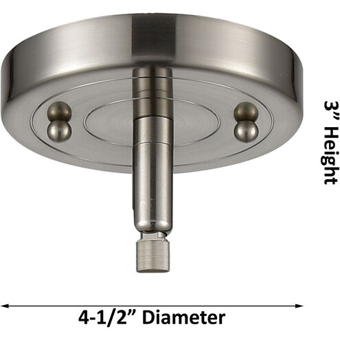 Natural Ballston Dome 1 Light 15.75 inch Brushed Satin Nickel Mini Pendant Ceiling Light