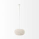 Theta 30 inch White Chandelier Ceiling Light