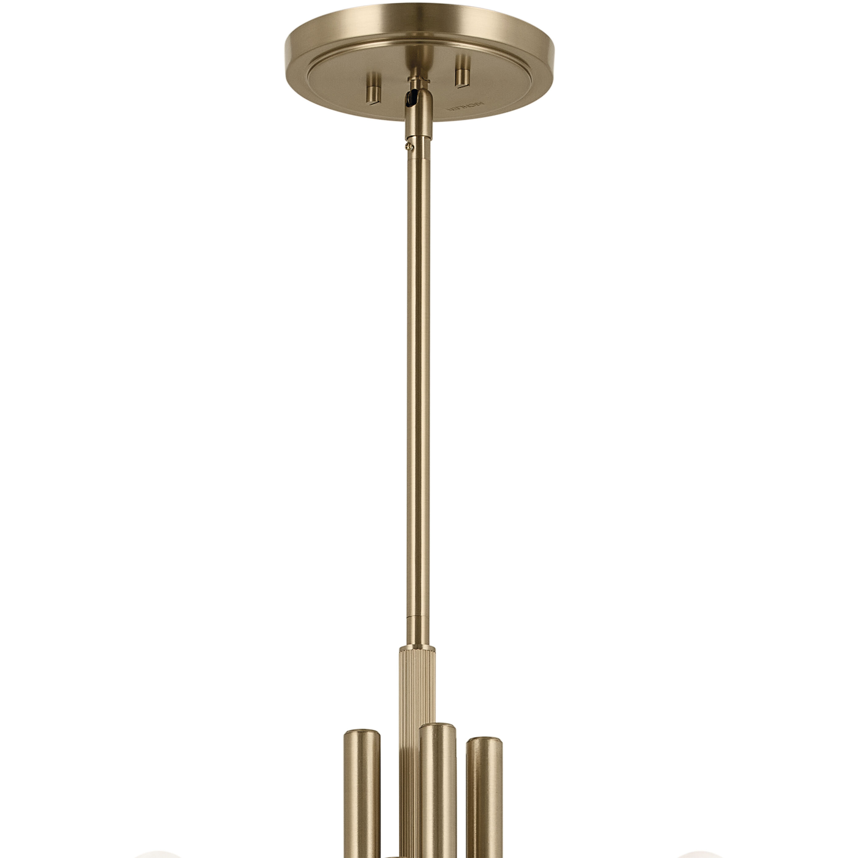 Odensa LED 40.25 inch Champagne Bronze Chandelier Ceiling Light in Brushed  Gold and Champagne Bronze