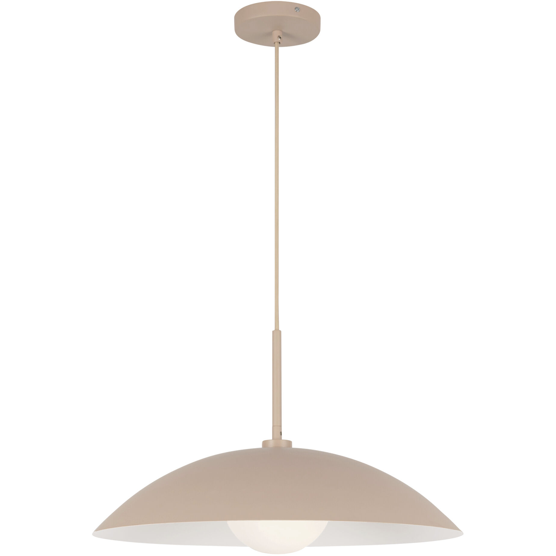 Regent Pendant Ceiling Light in Peach