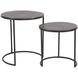 Carter 20.25 X 19 inch Graphite Nesting Table Set, Set of 2