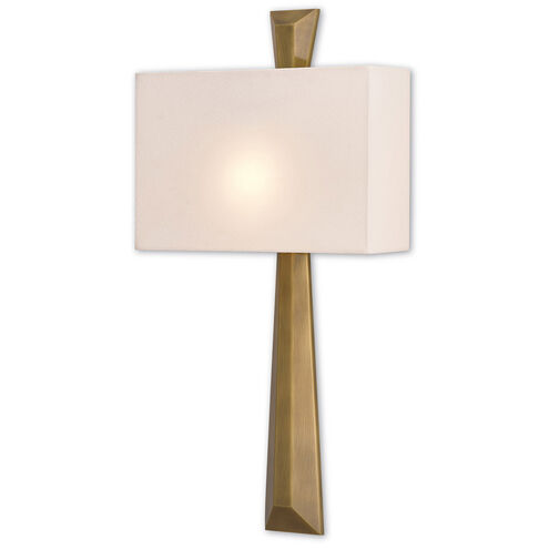 Arno 1 Light 12 inch Polished Antique Brass ADA Wall Sconce Wall Light