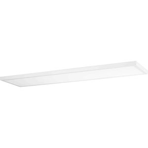 Everlume LED Satin White Linear Panel Flush Mount Ceiling Light, Progress LED