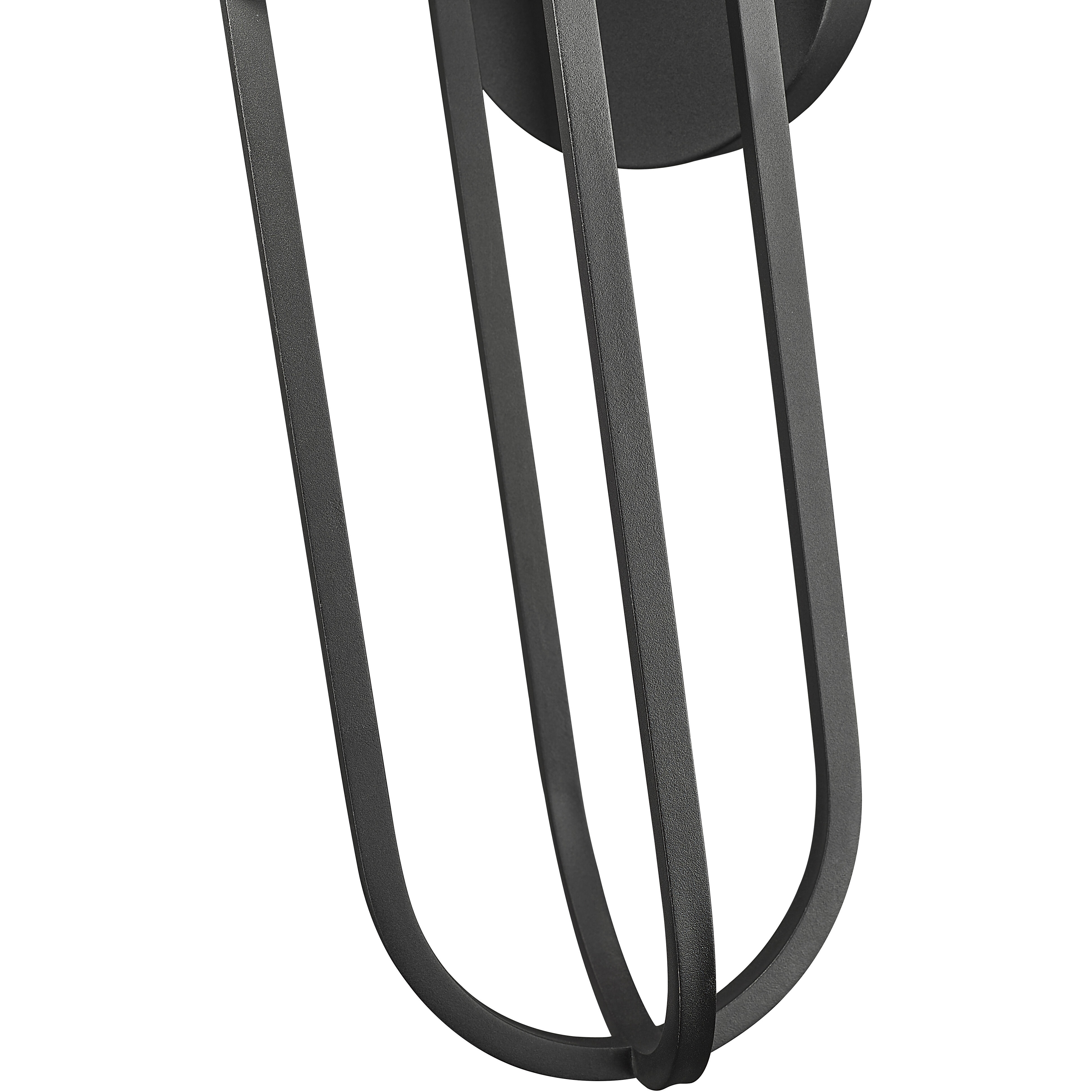 Leland LED 18 inch Sand Black Outdoor Wall Light