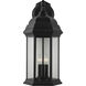 Sevier 3 Light 23.25 inch Black Outdoor Wall Lantern, Extra Large