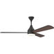 Streaming 60 inch Midnight Black Indoor/Outdoor Smart Ceiling Fan