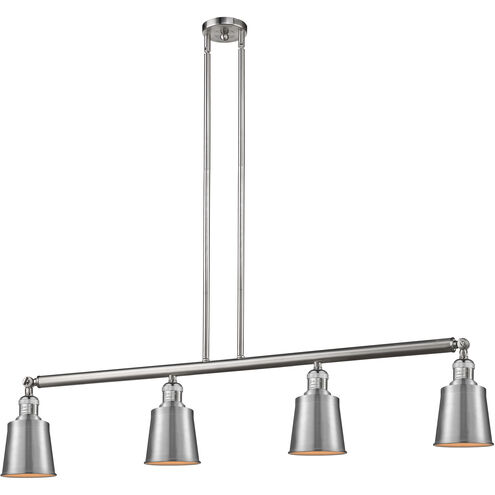 Franklin Restoration Addison LED 49.88 inch Brushed Satin Nickel Island Light Ceiling Light, Franklin Restoration