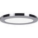 ModPLUS LED 9 inch Brushed Steel Flush Mount Ceiling Light
