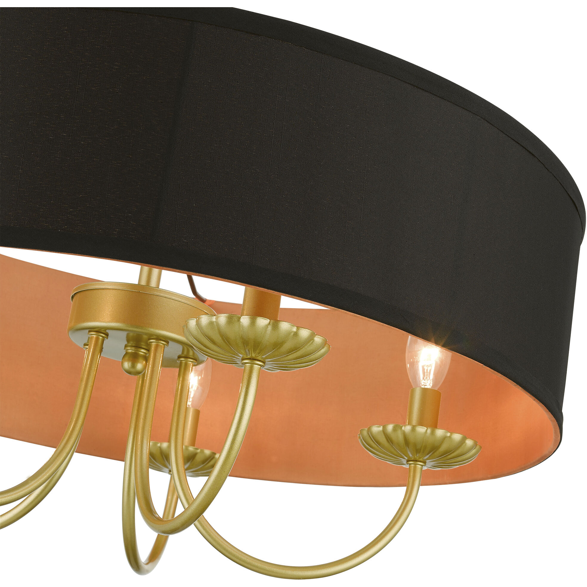 Winchester 5 Light 23 inch Soft Gold Pendant Chandelier Ceiling Light