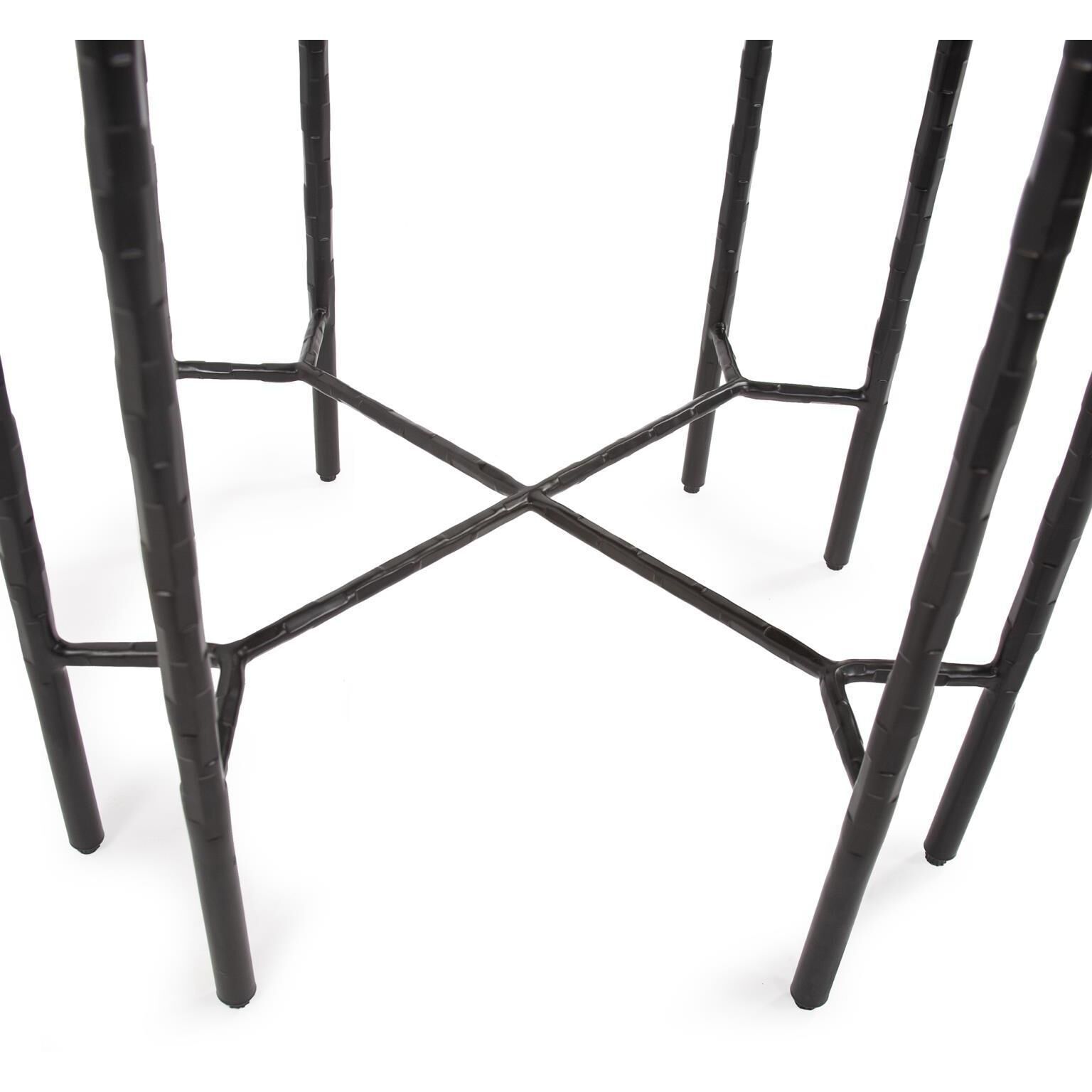 Myatt 21.5 X 19.5 inch Graphite Side Table