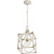 Laurent 1 Light 9 inch Antique Ivory Pendant Ceiling Light