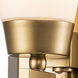 Lemuria 1 Light 6.25 inch Laquered Gold Bath Bar Wall Light