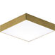 Trim LED 4.75 inch Satin Brass Flush Mount Ceiling Light